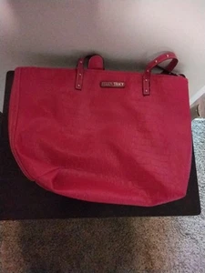 Ellen Tracy Vintage Large Leather Handbag - Picture 1 of 2