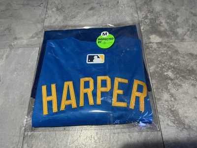 NWT Philadelphia Phillies City Connect Bryce Harper Jersey Size Medium - Image 1 of 4