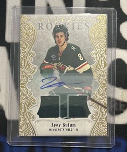 2025-26 Artifacts Gold Material Auto #186 RPA Zeev Buium Minnesota Wild - Picture 1 of 2