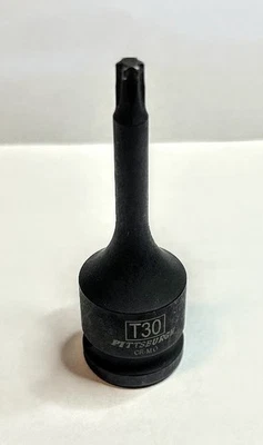 Pittsburgh Impact Torx Star Bit Socket T30 x 1/2" -Free USA Shipping - Image 1 of 2