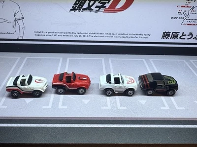 Vintage Micro Machines Pontiac Firebird Trans Am T-Top 1987 Lot Of 4 White/red+ - Image 1 of 4