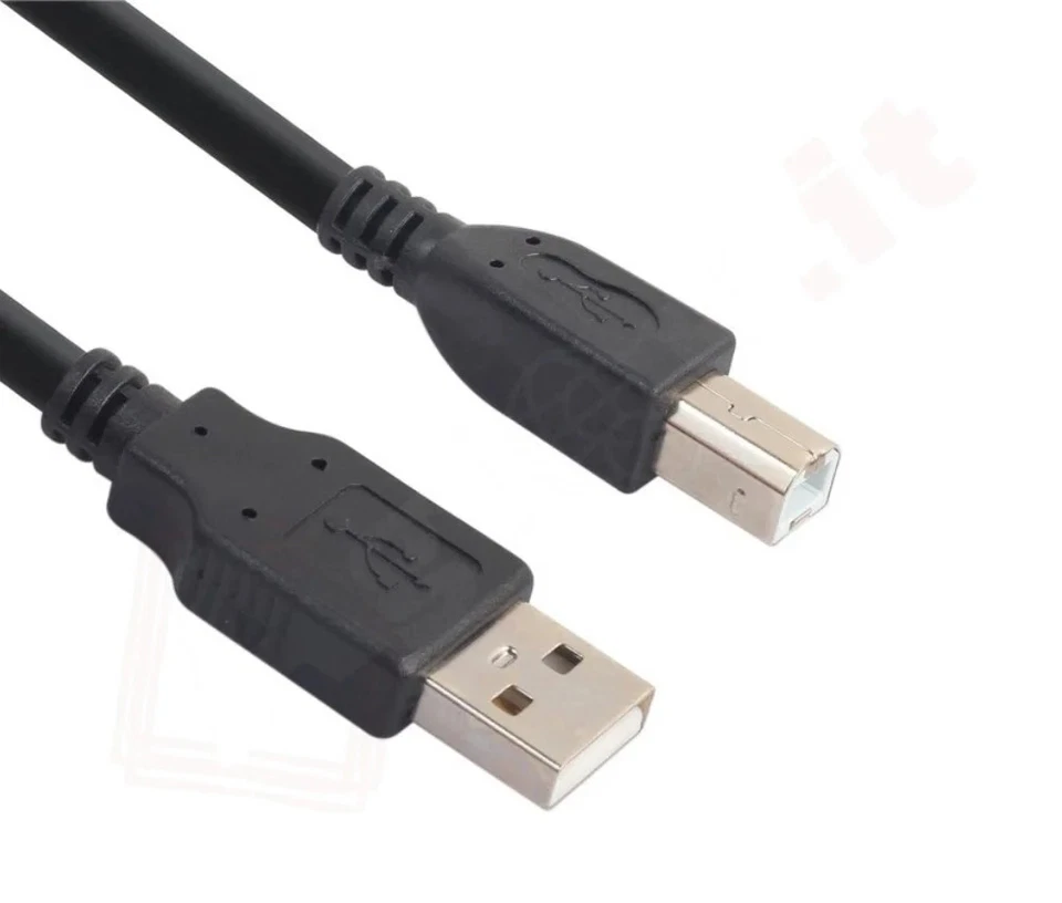 Cavo per Stampante Usb A/B 5mt, 5 Metri USB AM per STAMPANTE ALTA QUALITA - Immagine 1 di 1