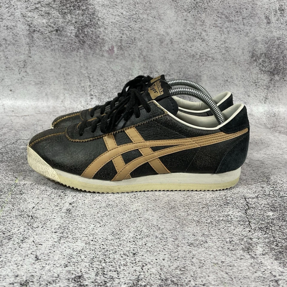 Onitsuka Tiger Corsair Black/Golden Sneakers Shoes Size US 8,5 EUR 42 - Image 1 of 4