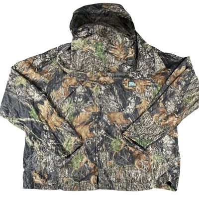 Vintage Bug Tamer Plus Mossy Oak Breakup Camo Bug Net Hunting Jacket Sz L - Image 1 of 4