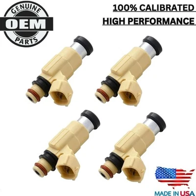 OEM 4X New BOSCH Fuel Injectors Fit 02-05 Dodge Stratus Chrysler Mitsubishi 2.4L - Image 1 of 4