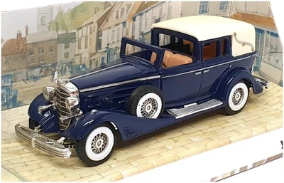 Matchbox Appx 11cm Long Diecast Y-34 - 1933 Cadillac 452 V16 - Blue - Image 1 of 4