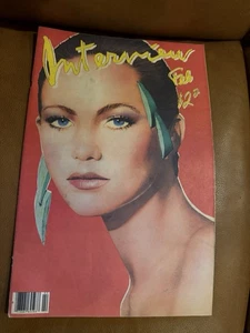 Interview Magazine February 1981 Diane Lane Dennis Quaid Andy Warhol - Picture 1 of 2