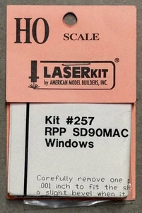 Juegos de ventanas de acristalamiento acrílico preenmascarado cortado con láser American Model Builders 257 HO - Imagen 1 de 1