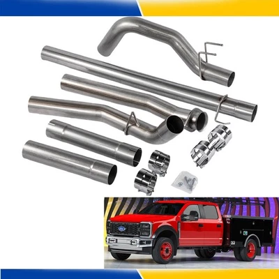 Diesel Turbo Exhaust 4" Pipe for 2011-2019 Ford F250 F350 F450 6.7L Powerstroke Foto 1 de 4
