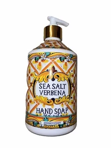 Villa Flora Hand Soap Home & Body Co. 21.5 oz Sea Salt Verbena NEW - Picture 1 of 3