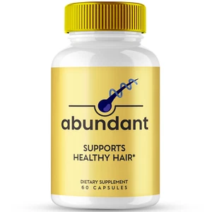 Abundant Hair Capsules for Healthy Hair Growth, Shine, & Smoothness 60ct - Picture 1 of 3