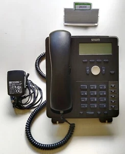 Telefon / Schnurgebunden / Snom D715 / IP Tischtelefon / schwarz - Bild 1 von 5