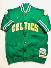 Mitchell & Ness X Clot Boston Celtics Warm Up Larry Bird Rare Large 44 Sand Knit