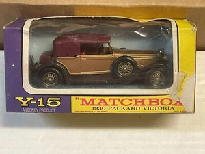 Matchbox Y-15 1930 Packard Victoria w/ Box Models of Yesteryear Vintage England - Picture 1 of 6