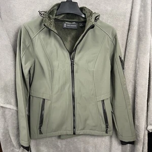 CHAQUETA SOFT SHELL FREE COUNTRY Con Capucha Resistente al Agua Bosque Verde S. Pequeña - Imagen 1 de 9