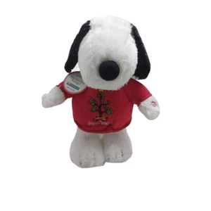 HALLMARK Peanuts MUSICAL LIGHT UP CHRISTMAS SNOOPY 10" Plush Stuffed Animal - Picture 1 of 7