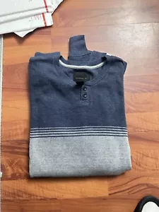Quicksilver Men’s Henley Sweater Size Large - Picture 1 of 3
