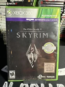 The Elder Scrolls V: Skyrim (Microsoft Xbox 360, 2011) Complete - Picture 1 of 4