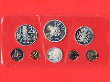 1973 Cayman Islands 8 Coin Set (5$ 35.5 Grams 2$ 29.45 Grams1$ 18 Grams) .925 SS