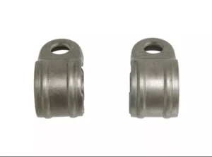 1953-1962 Corvette Tie Rod Tube Drag Link Adjusting Sleeve End Clamps Set of 2 - Picture 1 of 4