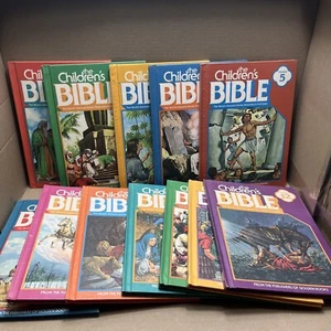Vintage The Children's Bible Volumes 1-12 Set HC Golden Books 1981 VGC - Picture 1 of 13