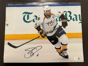 Shea Weber Nashville Predators Signed Autographed 11x14 Photo Beckett BAS COA - Picture 1 of 3
