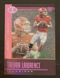 2021 Panini Illusions TREVOR LAWRENCE Pink / Purple #101 Rookie - Picture 1 of 2