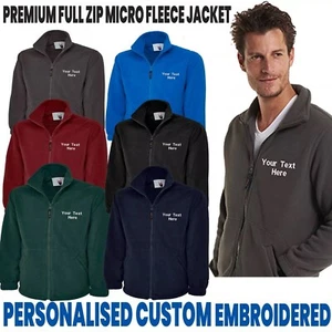 Giacca Micropile Personalizzata Ricamata Uneek Premium Full Zip - Foto 1 di 8