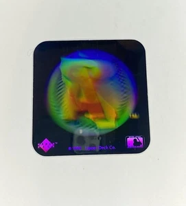 1990 UPPER DECK BASEBALL HOLOGRAM TEAM STICKER - California Angels - Picture 1 of 2