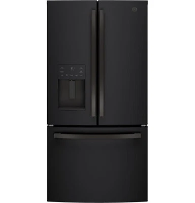 Refrigerador GE GFE26JEMDS 36" negro pizarra puerta francesa nuevo en caja #146136 BP Foto 1 de 3