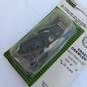 Heddon Crazy Crawler 9120 BF Bullfrog Vintage Angelköder - Bild 1 von 7