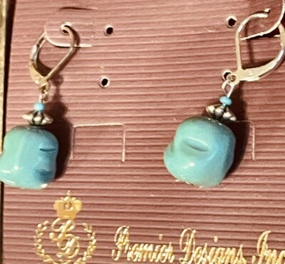 Pendientes colgantes con palanca trasera turquesa Premier Designs Foto 1 de 4