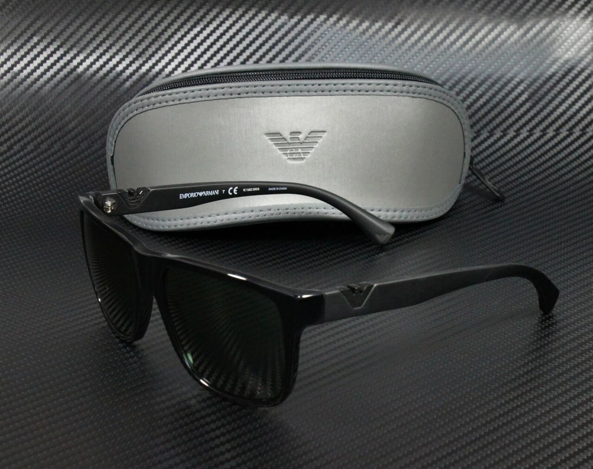 Emporio Armani Black Retro Sunglasses for Men for sale | eBay