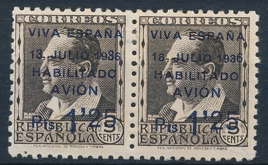 ESPANHA Sc EDIFIL NÃO LISTADO 9LC3 PAR PERFEITO ESTADO QUASE PERFEITO MUITO BOM ESTADO - Imagem 1 de 1