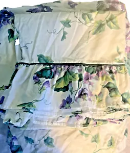 Waverly Garden Room SWEET VIOLETS King Sheet 4pcs Set Flat Fitted Cases Vintage - Imagen 1 de 5