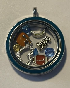 Los Angeles Chargers NFL Memory Charm Locket w/ 22 IN chain NEW - Picture 1 of 3