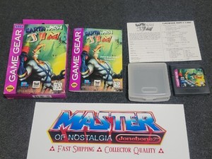 Sega Game Gear EARTHWORM JIM Complete CIB Box Reg Card Rare
