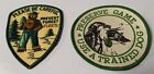 2 patches, Preserve Game & Prevent Forest Fires with Smokey the Bear