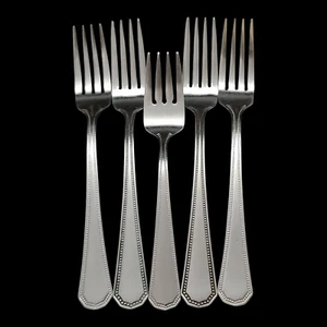 4 Oneida Northland Fashionpoint Tafelgabeln + 1 Salatgabel - Japan Korea - Bild 1 von 4