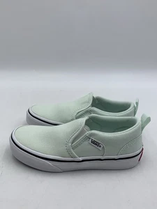 Unisex Vans Asher Slip-On Hint Of Mint Größe 12,5 Jugend Sneaker - SCHNELLER VERSAND ✅ - Bild 1 von 8
