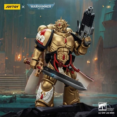 JOYTOY Warhammer 40K 1/18 Blood Angels Captain com pistola e espada de parafuso pesado - Imagem 1 de 4