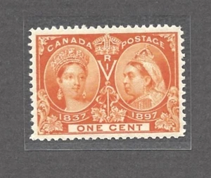 Canada Stamp #51, 1897 Victoria Jubilee, 1 Cent Orange, MNH, VF, CV $120.00 - Picture 1 of 2