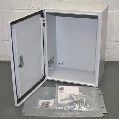 Gabinete Rittal WM161208NC, 8" x 15" x 11", articulado, IP66, NEMA 1; 12; 3R; 4 - Imagem 1 de 4