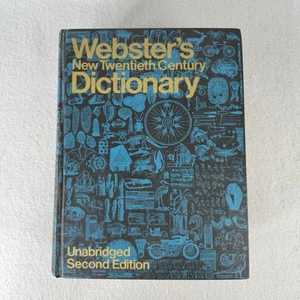 Vintage 1975 Websters New Twentieth Century Dictionary Unabridged 2ND Edition - Picture 1 of 8