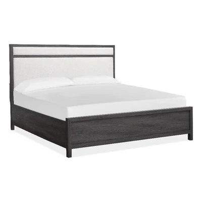 Magnussen Home Merrifield Raisin Black Queen Upholstered Panel Bed - Image 1 of 4