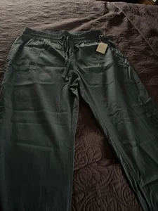 A New Day Mid rise Pull On Pants Teal Blue Size XL NWT - Picture 1 of 9