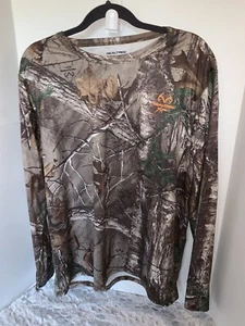 REALTREE Long Sleeve Crew  XLg(46/48) Brown branches  CAMO  base layer - Picture 1 of 4