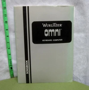 WURLITZER Omni Keyboard Computer songbook E-Z Play & Solo Today book 1983  - Picture 1 of 3