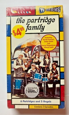 Partridge Family - 6 Partridges and 3 Angels - 1998 VHS Tape Sealed New Mint HTF - Image 1 of 4