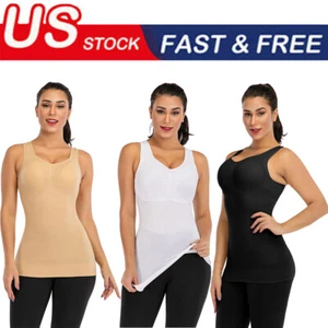Lady Genie Vest Shapewear Slimming Body Tummy Waist Cami Shaper Camisole Top ZYL - Picture 1 of 15